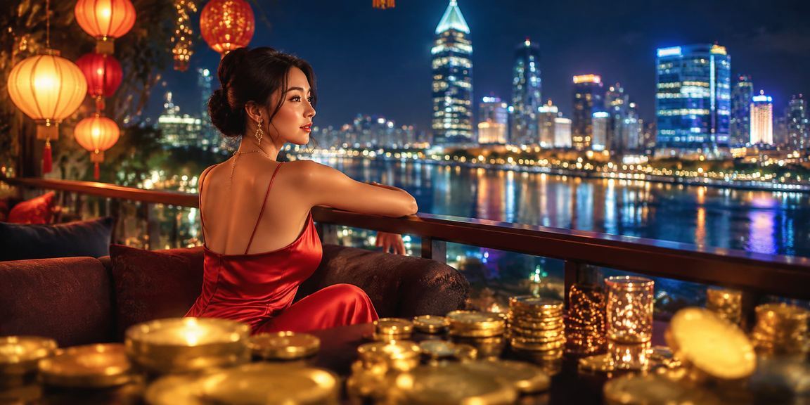 Khung cảnh đêm Thành phố Hồ Chí Minh với ánh đèn lồng rực rỡ biểu tượng giải trí trực tuyến